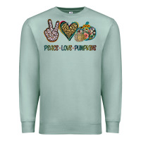 Seafoam Peace Love Pumkins Premium Sweatshirt - Jasminsmagicworld