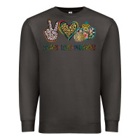 Smoke Peace Love Pumkins Premium Sweatshirt - Jasminsmagicworld