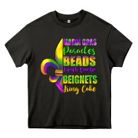 Asphalt mardi gras parades beads Heavy Core Tee - FaDigitalArtStudio