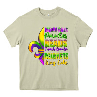 Mossy mardi gras parades beads Heavy Core Tee - FaDigitalArtStudio