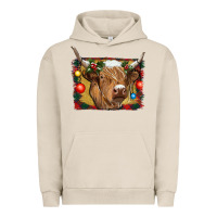 Pigment French Oak highland cow christmas Urban Hoodie - RanaPortraitStore