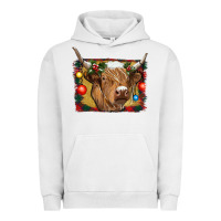 Pigment Lunar Rock highland cow christmas Urban Hoodie - RanaPortraitStore