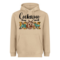 Mushroom cockapoo mom western Heavyweight Hoodie - RanaPortraitStore