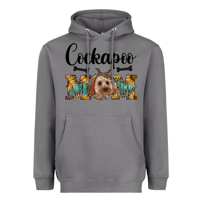 Cockapoo Mom Western Heavyweight Hoodie by RanaPortraitStore | Teevron