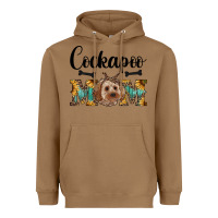 Toasted Coconut cockapoo mom western Heavyweight Hoodie - RanaPortraitStore