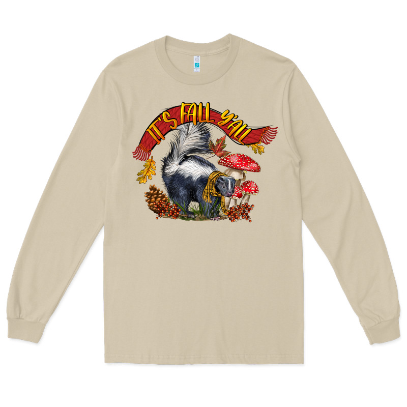 It's Fall Y'all Skunk Long Sleeve Tee by LillyAllenDesigns | Teevron