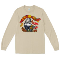 Mushroom It's Fall Y'all Skunk Long Sleeve Tee - LillyAllenDesigns