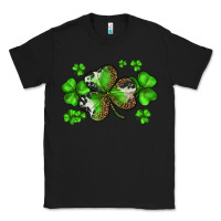 Black st. patricks day shamrocks Classic Tee - BarkalooDesign