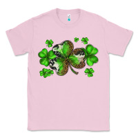 Bubblegum Pink st. patricks day shamrocks Classic Tee - BarkalooDesign