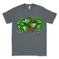 Charcoal Heather st. patricks day shamrocks Classic Tee - BarkalooDesign