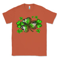 Copper st. patricks day shamrocks Classic Tee - BarkalooDesign
