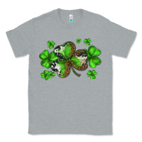 Heather Grey st. patricks day shamrocks Classic Tee - BarkalooDesign