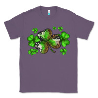 Lavender st. patricks day shamrocks Classic Tee - BarkalooDesign
