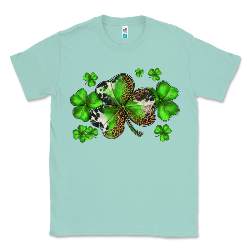 St. Patricks Day Shamrocks Classic Tee by BarkalooDesign | Teevron
