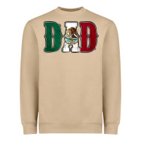 Mexican Flag Dad Heavyweight Sweatshirt | Teevron
