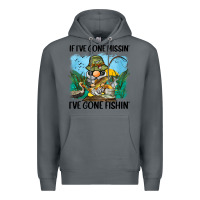 Rock if i've gone missin' i've gone fishin' Premium Hoodie - BarkalooDesign
