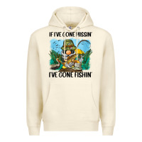 Sandshell if i've gone missin' i've gone fishin' Premium Hoodie - BarkalooDesign