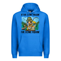 True Royal if i've gone missin' i've gone fishin' Premium Hoodie - BarkalooDesign