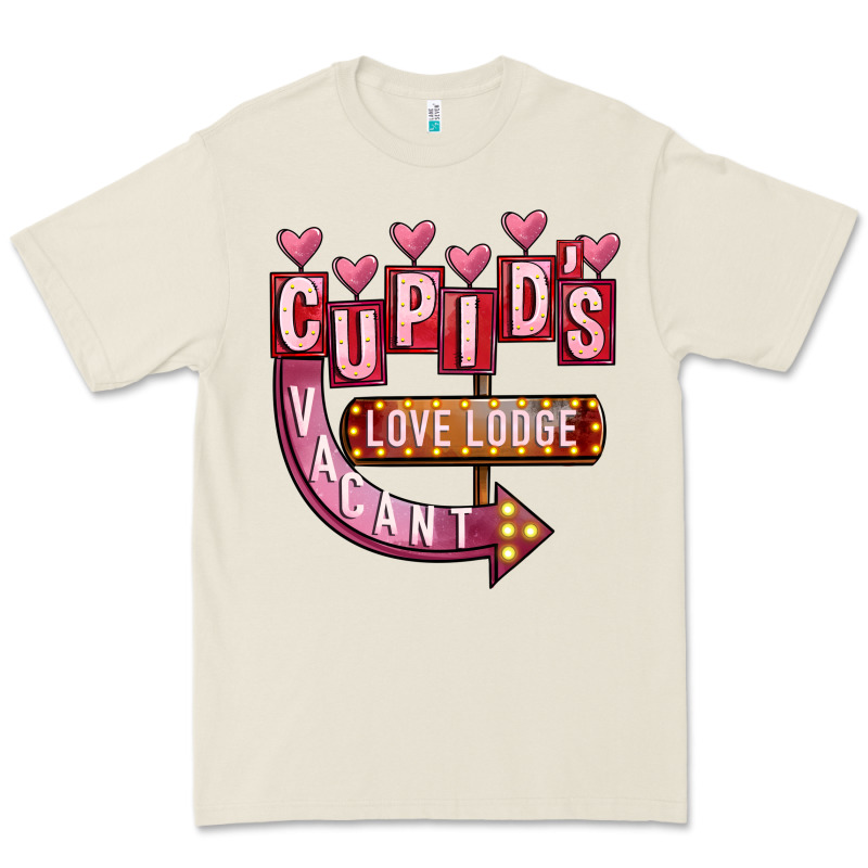 Valentines Day Cupid's Love Lodge Premium Tee by FaDigitalArtStudio | Teevron