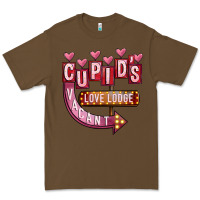 Cacao Valentines Day Cupid's Love Lodge Premium Tee - FaDigitalArtStudio
