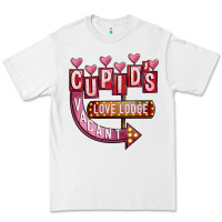 White Valentines Day Cupid's Love Lodge Premium Tee - FaDigitalArtStudio