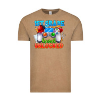 Vintage Coffee 1st Grade Level Unlocked Vintage Tee - CowhideDigitalArt