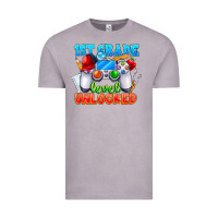 Vintage Zinc 1st Grade Level Unlocked Vintage Tee - CowhideDigitalArt