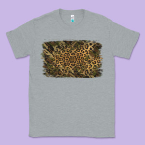 Camouflage Leopard Background Classic Tee Designed By Jasminsmagicworld