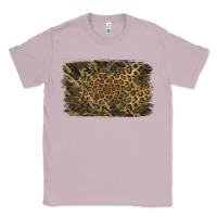Lilac Camouflage Leopard Background Classic Tee - Jasminsmagicworld