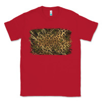 Red Camouflage Leopard Background Classic Tee - Jasminsmagicworld