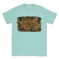 Seafoam Camouflage Leopard Background Classic Tee - Jasminsmagicworld
