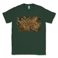 Sports Green Camouflage Leopard Background Classic Tee - Jasminsmagicworld