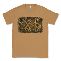 Toasted Coconut Camouflage Leopard Background Classic Tee - Jasminsmagicworld