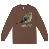 Chestnut yellow breast Long Sleeve Tee - LillyAllenDesigns