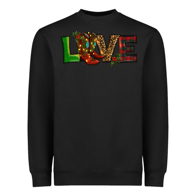 Christmas Boots Love Heavyweight Sweatshirt by RanaPortraitStore | Teevron
