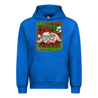 Cobalt merry christmas baby pig Urban Hoodie - RanaPortraitStore