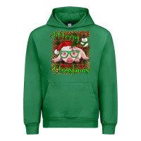 Emerald merry christmas baby pig Urban Hoodie - RanaPortraitStore