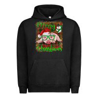Pigment Black merry christmas baby pig Urban Hoodie - RanaPortraitStore