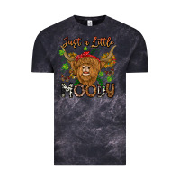 Cloud Black Just a Little Moody Vintage Tee - CowhideDigitalArt