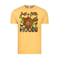 Vintage Mustard Just a Little Moody Vintage Tee - CowhideDigitalArt