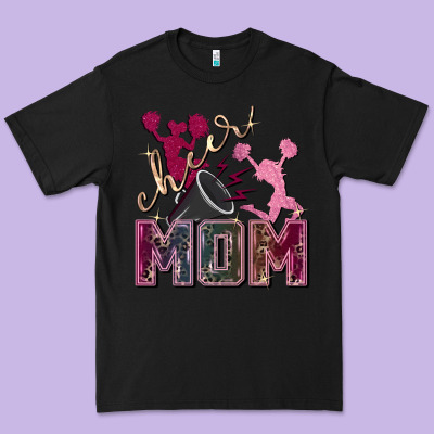 Cheer Mom Premium Tee Designed By Fadigitalartstudio