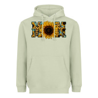 Matcha Sunflower Leopard Mom Heavyweight Hoodie - Jasminsmagicworld