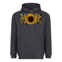 Smoke Sunflower Leopard Mom Heavyweight Hoodie - Jasminsmagicworld