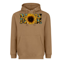 Toasted Coconut Sunflower Leopard Mom Heavyweight Hoodie - Jasminsmagicworld