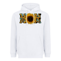 White Sunflower Leopard Mom Heavyweight Hoodie - Jasminsmagicworld