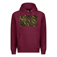 Burgundy Camouflage Background Premium Hoodie - Jasminsmagicworld
