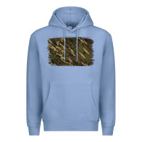Colony Blue Camouflage Background Premium Hoodie - Jasminsmagicworld