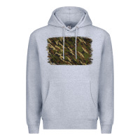 Heather Grey Camouflage Background Premium Hoodie - Jasminsmagicworld