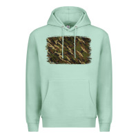 Seafoam Camouflage Background Premium Hoodie - Jasminsmagicworld