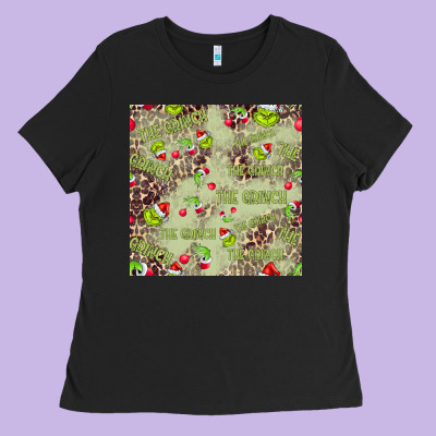 The Grinch Seamless Ladies Tee Designed By Cowhidedigitalart